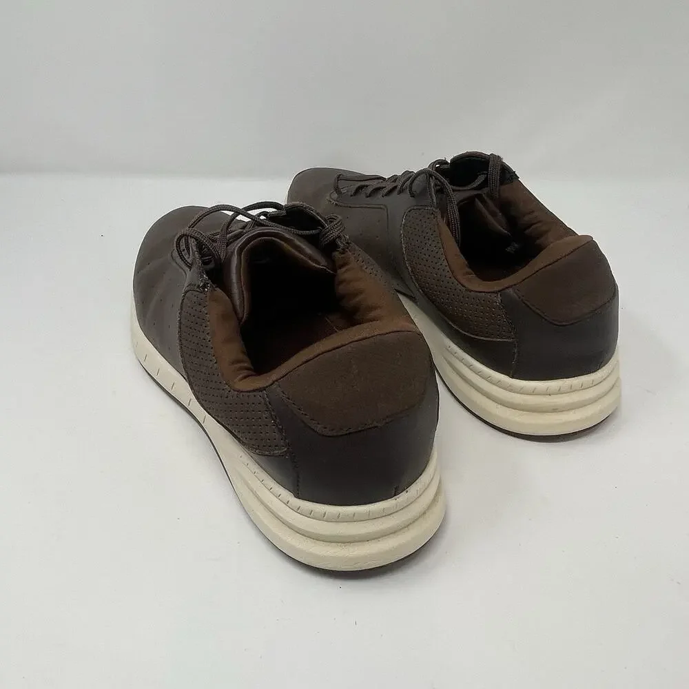 Walter Hagen Golf Shoes Spikeless, Ortholite, Brown Leather, Casual Mens 12